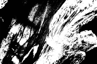 Soyut grunge arkaplanı. Monokrom dokusu. Siyah ve beyaz desenli arkaplan