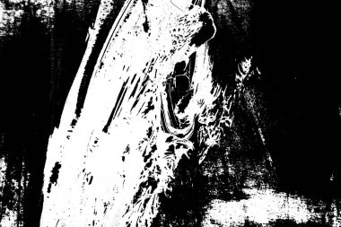 Soyut grunge arkaplanı. Monokrom dokusu. Siyah ve beyaz desenli arkaplan