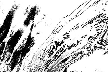 Soyut grunge arkaplanı. Monokrom dokusu. Siyah ve beyaz desenli arkaplan