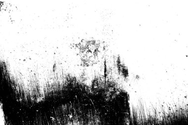 Soyut grunge arkaplanı. Monokrom dokusu. Siyah ve beyaz desenli arkaplan