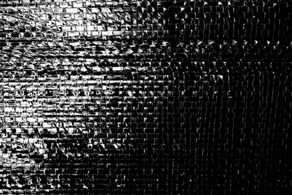 Creased plastic polyethylene film texture