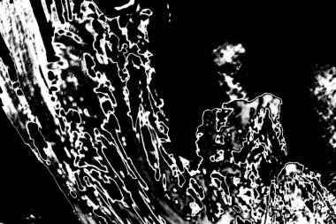 Soyut arkaplan. Monokrom dokusu. Siyah ve beyaz desenli arkaplan.      