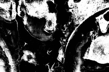 Soyut grunge arkaplanı. Monokrom dokusu. Siyah ve beyaz desenli arkaplan