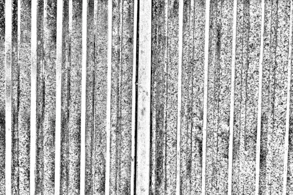 Corrugated Metal Sheet Serves Fence View Horizontal Vertical Stripes — Stock Photo, Image