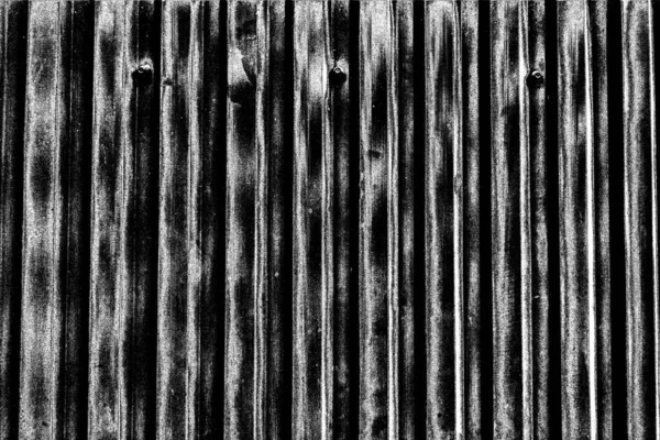 Hoja Metal Corrugado Sirve Como Una Cerca Vista Horizontal Rayas — Foto de Stock