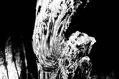 Soyut grunge arkaplanı. Monokrom dokusu. Siyah ve beyaz desenli arkaplan