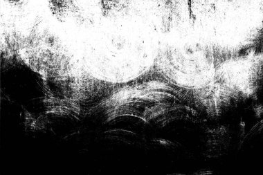 Soyut grunge arkaplanı. Monokrom dokusu. Siyah ve beyaz desenli arkaplan
