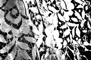 Soyut grunge arkaplanı. Monokrom dokusu. Siyah ve beyaz desenli arkaplan