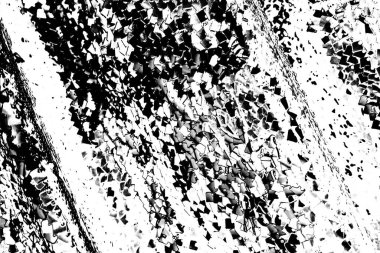 Soyut grunge arkaplanı. Monokrom dokusu. Siyah ve beyaz desenli arkaplan