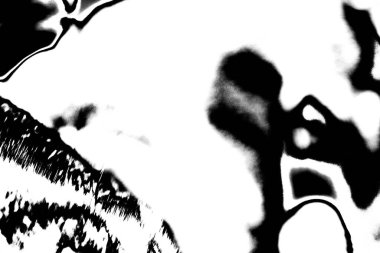 grunge dokusunun siyah beyaz çizimi 