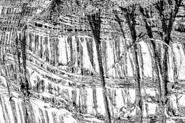 grunge dokusunun siyah beyaz çizimi 