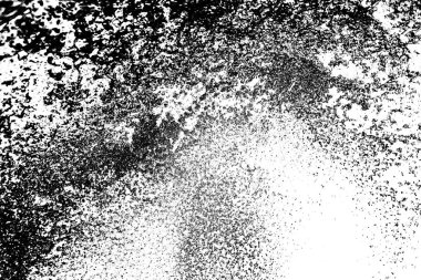 Siyah ve beyaz grunge dokusunun gösterimi