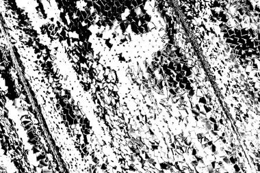 Siyah ve beyaz grunge dokusunun gösterimi