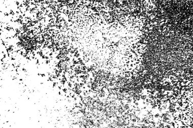 Siyah ve beyaz grunge dokusunun gösterimi