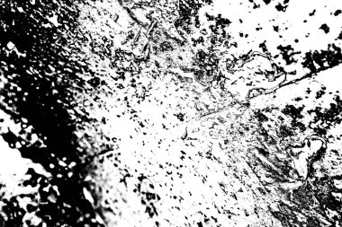 Siyah ve beyaz grunge dokusunun gösterimi