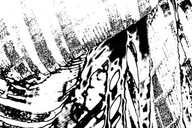 Siyah ve beyaz grunge dokusunun gösterimi