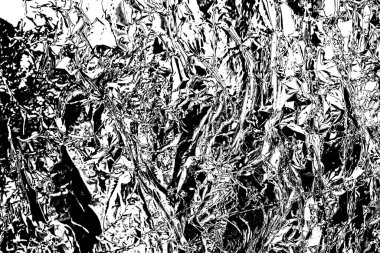 Soyut grunge arkaplanı. Monokrom dokusu. Siyah ve beyaz desenli arkaplan