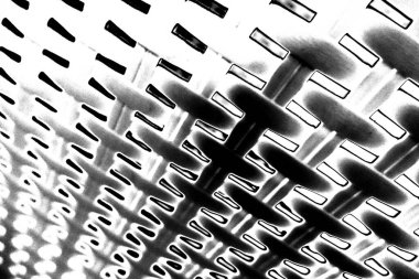 Soyut grunge arkaplanı. Monokrom dokusu. Siyah ve beyaz desenli arkaplan