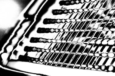 Soyut grunge arkaplanı. Monokrom dokusu. Siyah ve beyaz desenli arkaplan