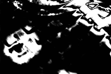 Soyut grunge arkaplanı. Monokrom dokusu. Siyah ve beyaz desenli arkaplan