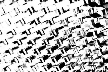 Soyut grunge arkaplanı. Monokrom dokusu. Siyah ve beyaz desenli arkaplan