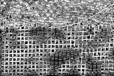 Soyut grunge arkaplanı. Monokrom dokusu. Siyah ve beyaz desenli arkaplan