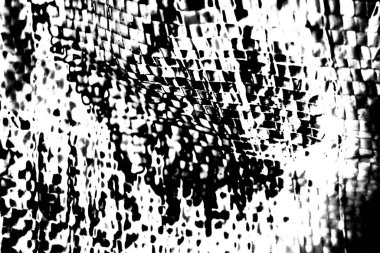 Soyut grunge arkaplanı. Monokrom dokusu. Siyah ve beyaz desenli arkaplan