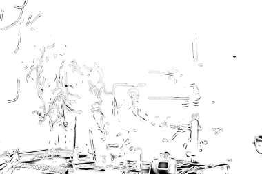 Soyut grunge arkaplanı. Monokrom dokusu. Siyah ve beyaz desenli arkaplan