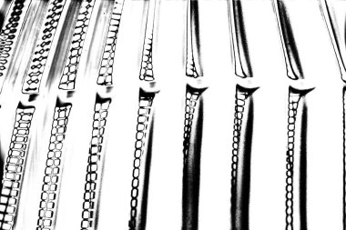 Soyut grunge arkaplanı. Monokrom dokusu. Siyah ve beyaz desenli arkaplan