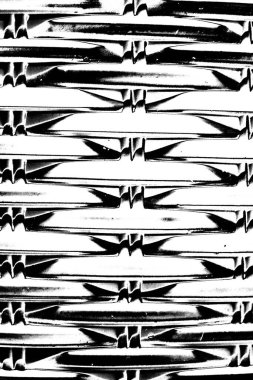 Soyut grunge arkaplanı. Monokrom dokusu. Siyah ve beyaz desenli arkaplan