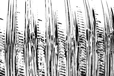 Soyut grunge arkaplanı. Monokrom dokusu. Siyah ve beyaz desenli arkaplan