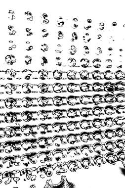 Soyut grunge arkaplanı. Monokrom dokusu. Siyah ve beyaz desenli arkaplan