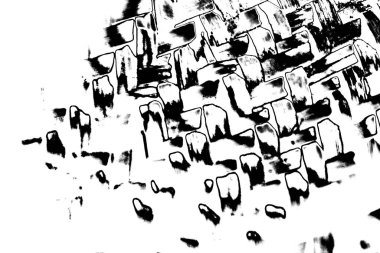 Basit siyah beyaz desenli desen, soyut arkaplan, kopyalama alanı