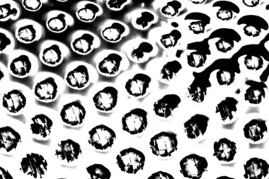 Siyah beyaz desenli yüzey