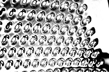 Siyah beyaz desenli yüzey