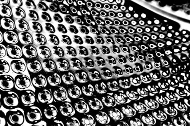 Gümüş metalik soyut doku, kopyalama alanı için siyah beyaz grunge arkaplan