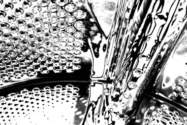 Siyah beyaz desenli yüzey