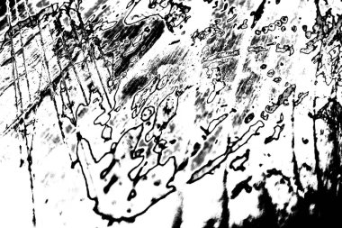 Soyut grunge arkaplanı. Monokrom dokusu. Siyah ve beyaz desenli arkaplan