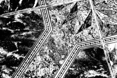 Soyut grunge arkaplanı. Monokrom dokusu. Siyah ve beyaz desenli arkaplan