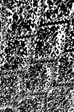 Soyut grunge arkaplanı. Monokrom dokusu. Siyah ve beyaz desenli arkaplan