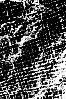Soyut grunge arkaplanı. Monokrom dokusu. Siyah ve beyaz desenli arkaplan