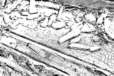 Soyut grunge arkaplanı. Monokrom dokusu. Siyah ve beyaz desenli arkaplan