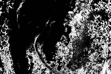 Soyut grunge arkaplanı. Monokrom dokusu. Siyah ve beyaz desenli arkaplan