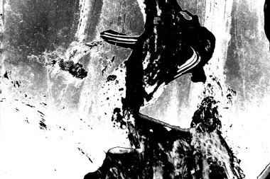 Soyut siyah-beyaz grunge arka planı. monokrom dokusu.