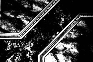 Soyut grunge arkaplanı. Monokrom dokusu. Siyah ve beyaz desenli arkaplan