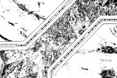 Soyut grunge arkaplanı. Monokrom dokusu. Siyah ve beyaz desenli arkaplan