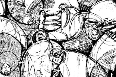 Soyut siyah-beyaz grunge arka planı. monokrom dokusu.