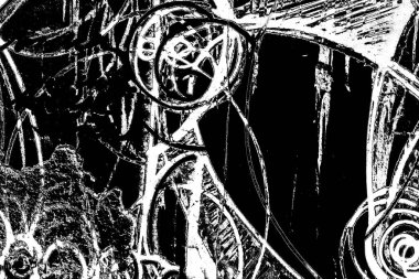 Soyut grunge arkaplanı. Monokrom dokusu. Siyah ve beyaz desenli arkaplan