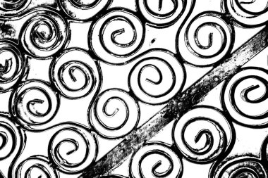 Soyut grunge arkaplanı. Monokrom dokusu. Siyah ve beyaz desenli arkaplan