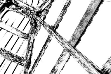 Soyut grunge arkaplanı. Monokrom dokusu. Siyah ve beyaz desenli arkaplan